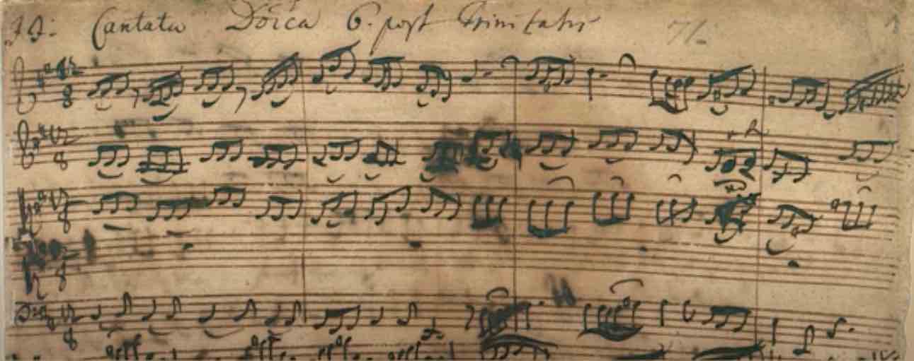 BWV 170 score